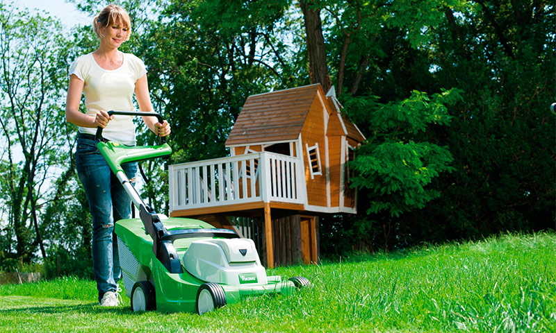 top electric lawn mowers