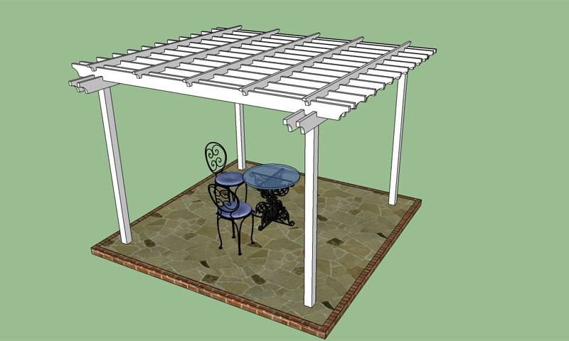 DIY pergola construction - instructions