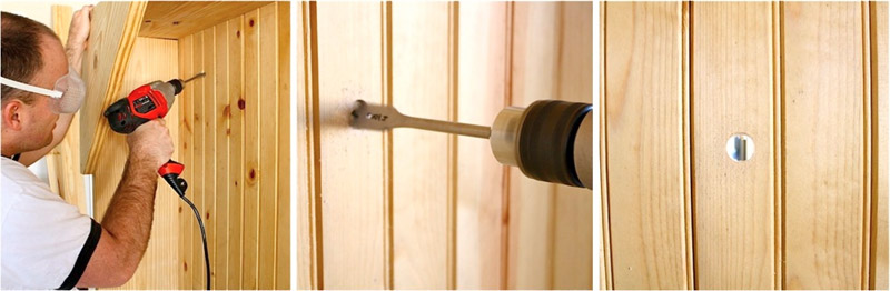 We drill drainage holes in the bottom