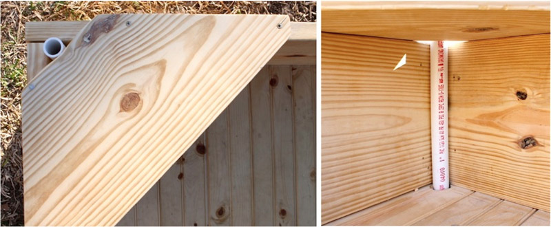 We fix a pipe for a beach umbrella