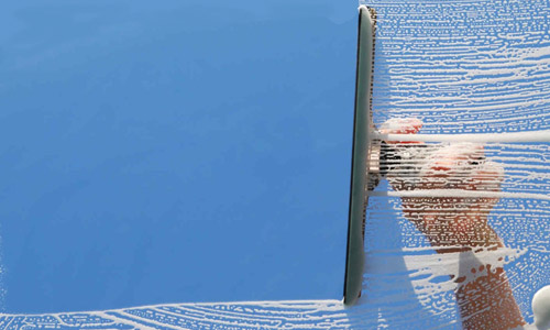 Fijne ruitenreiniging