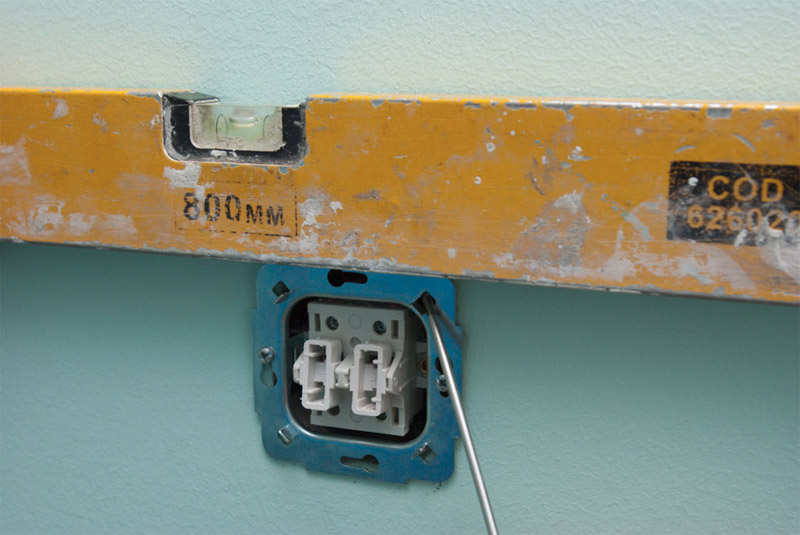 Ausrichtung des Leistungsschalters