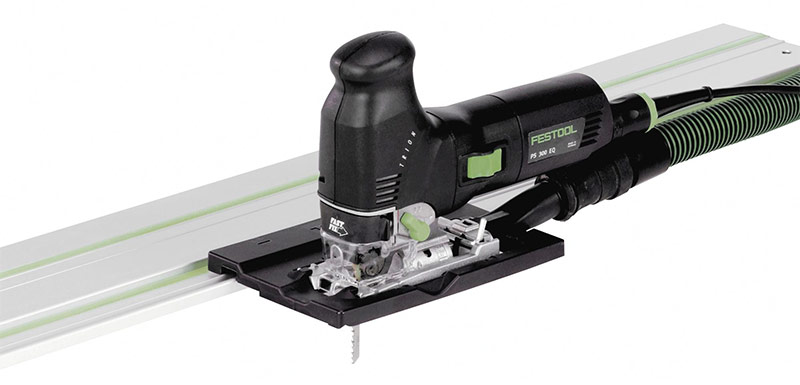 Carril de guía para sierra de calar