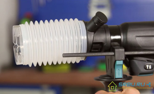 Защита от прах при пробиване