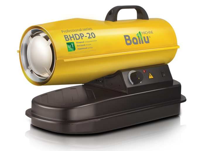 Draagbaar dieselpistool directe verwarming