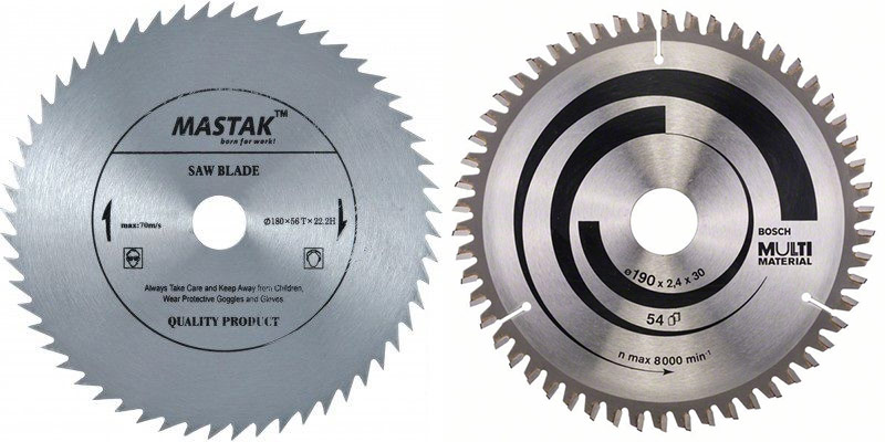 Rodas monolíticas e de metal duro