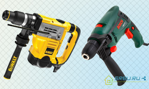 What is the difference between a hammer drill and a hammer drill