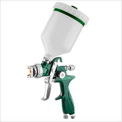 Pistolet à peinture avec réservoir supérieur