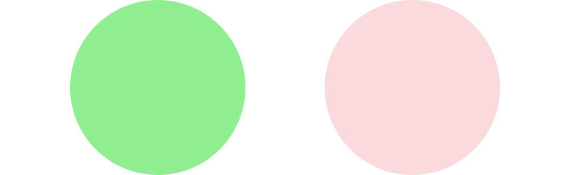 светло зеленуи и бледно розовуи