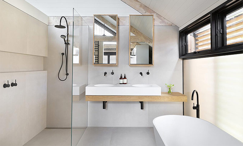 Scandinavian style bathroom