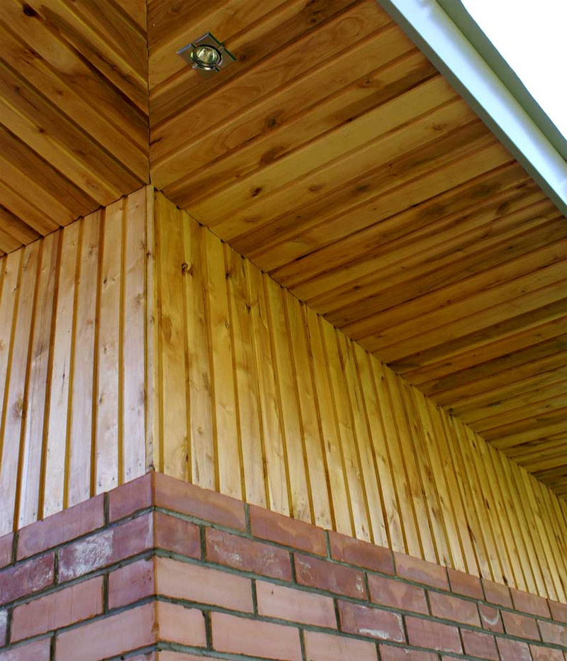 Ξύλινη επένδυση για προεξοχές