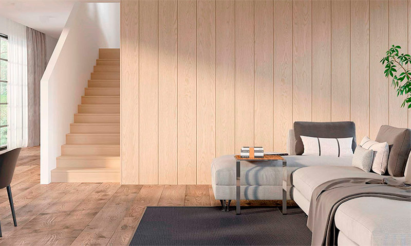 Paneles longitudinales de MDF