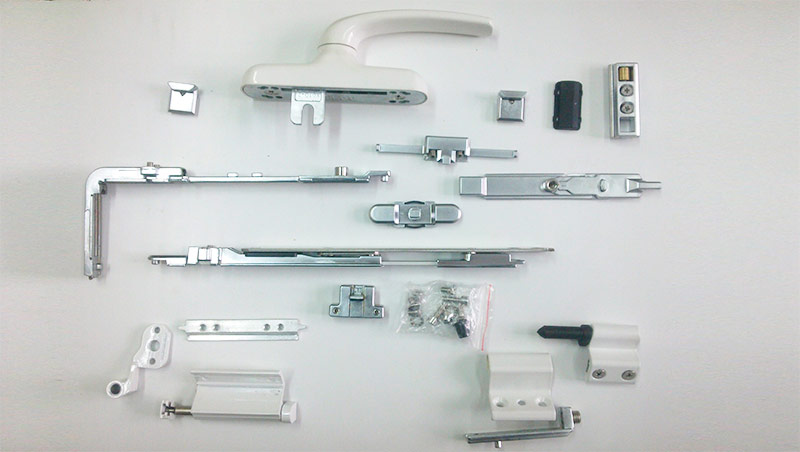 Zubehör für ein Kunststofffenster