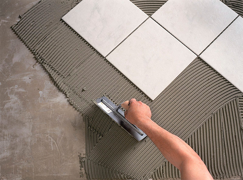 The difficulty of laying porcelain tiles and ceramic tiles