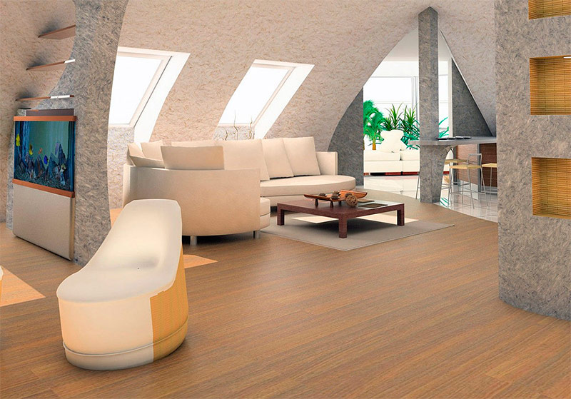 Tapet lichid pe suprafețe curbate