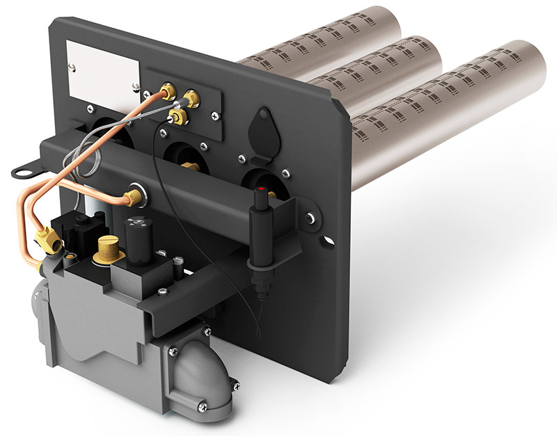 Arzător cu gaz pentru cazan