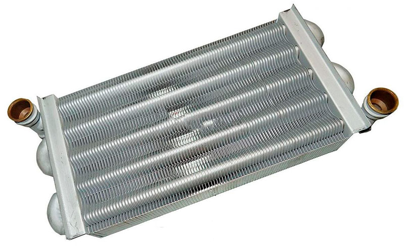 Schimbător de căldură din oțel al unui cazan de gaz