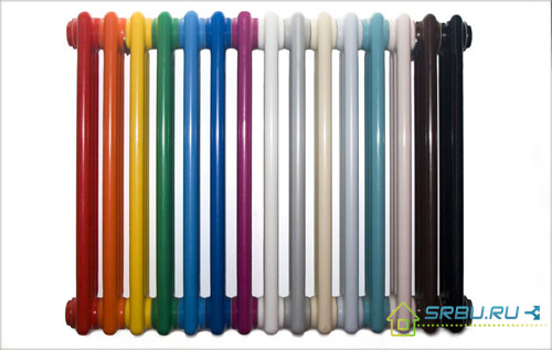 Colorazione di radiatori a tubo