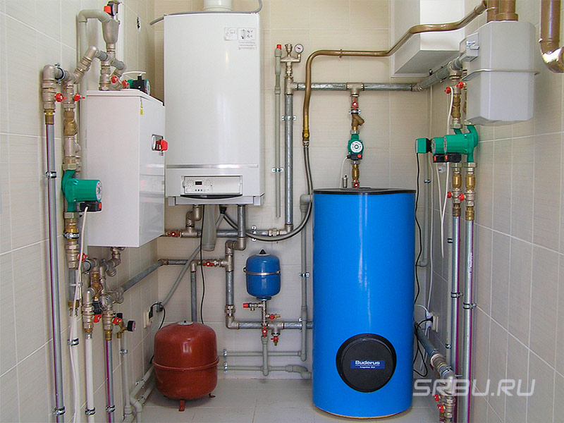 Camera cazanului intr-o casa privata