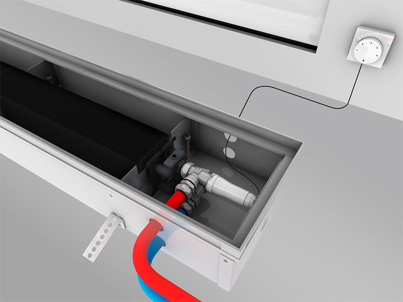 Termoconvettore d'acqua con termostato