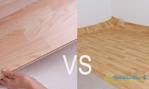 Laminate or linoleum - customer reviews