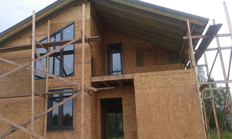 Frame-panel houses - reviews on construction technology