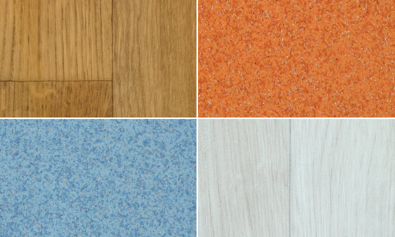 Apariția linoleumului eterogen