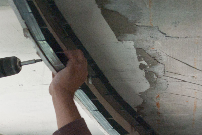 Fixarea profilului de jos