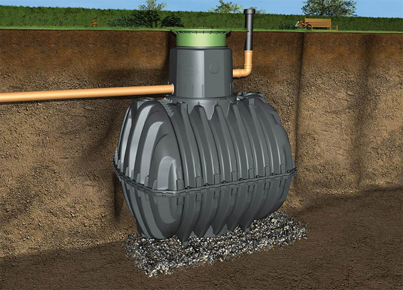 Tanque de armazenamento de plástico