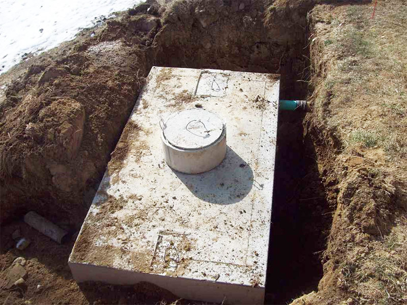 Fossa monolítica de concreto armado