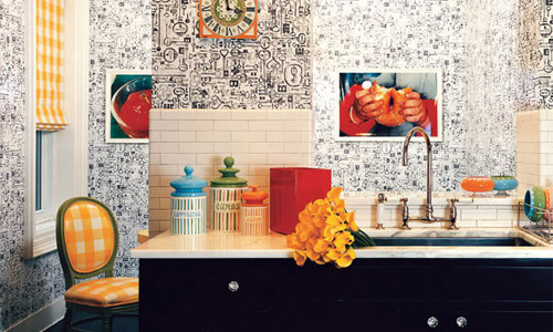 Combinação de papel de parede