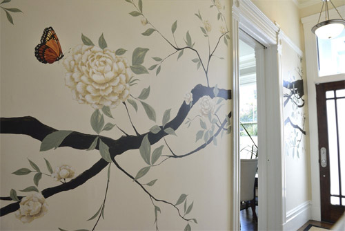 Fototapete auf dem Flur