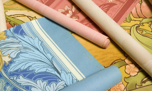 Papier behang. Papier behang.