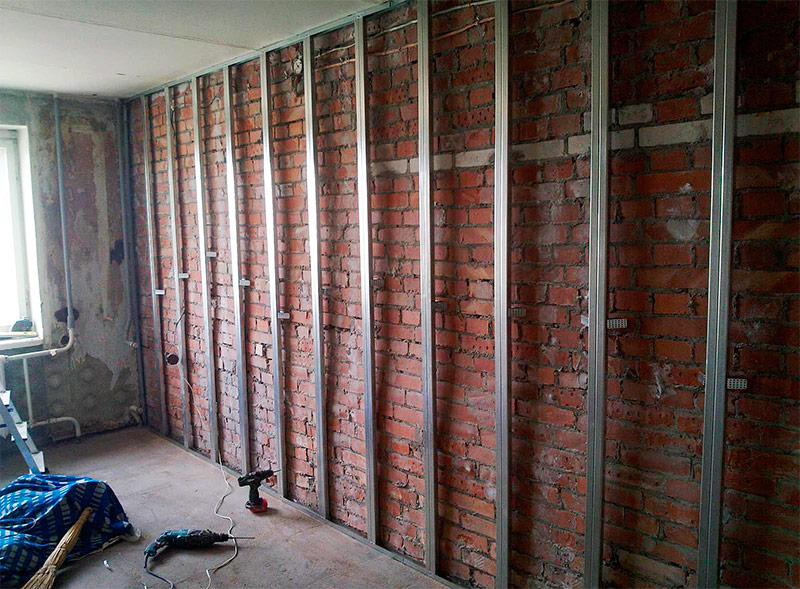 Spessore di tornitura del muro a secco