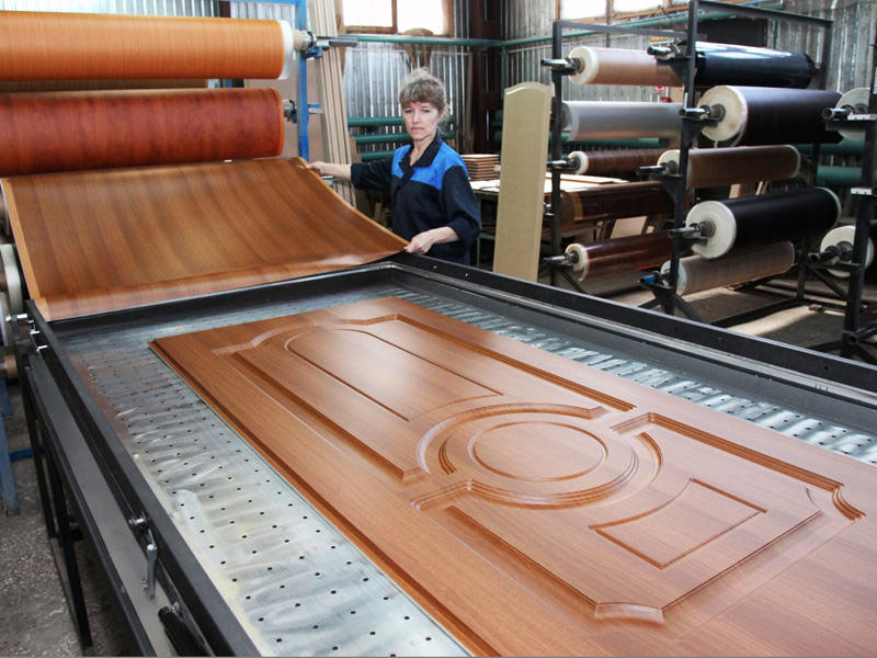 Portas revestidas de PVC