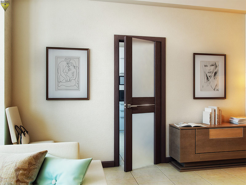 Portas na cor de móveis