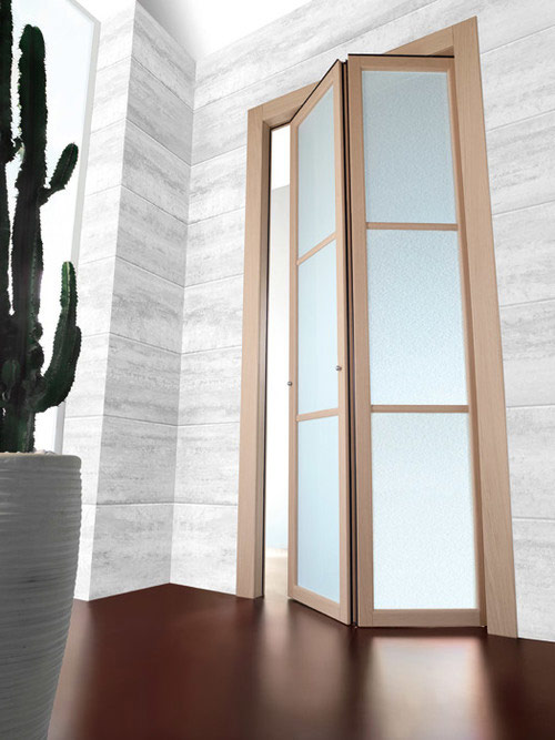 Portas de banheiro dobráveis