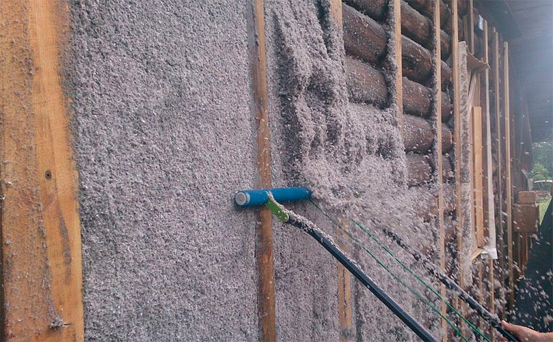 Eliminar el exceso de lana ecológica