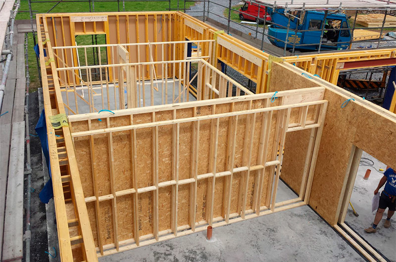 Κάλυψη τοίχου με OSB