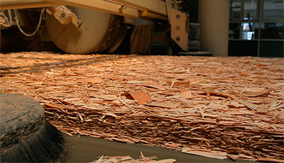 Συμπύκνωση τσιπς και χύτευση