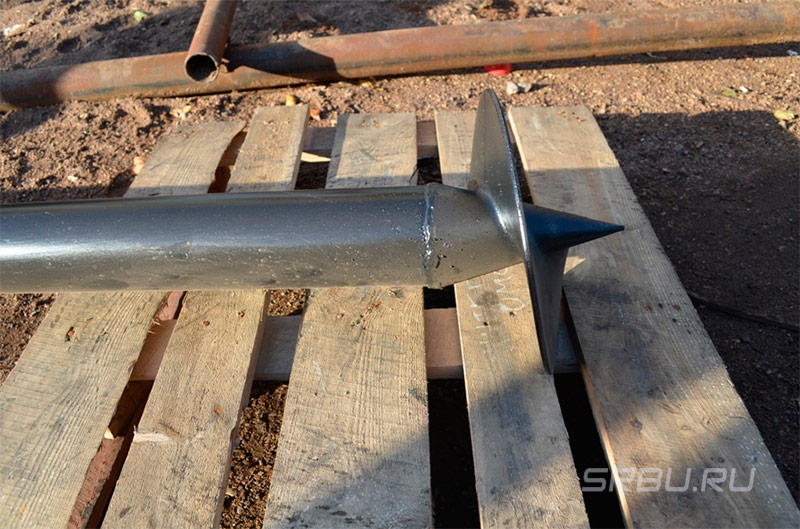 Pilha de parafuso de eixo único