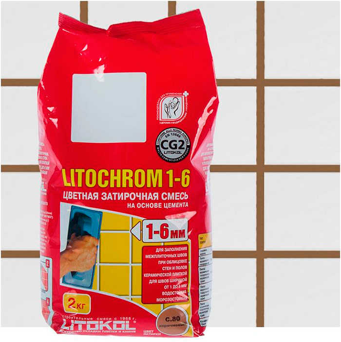 Cementmortel voor tegels