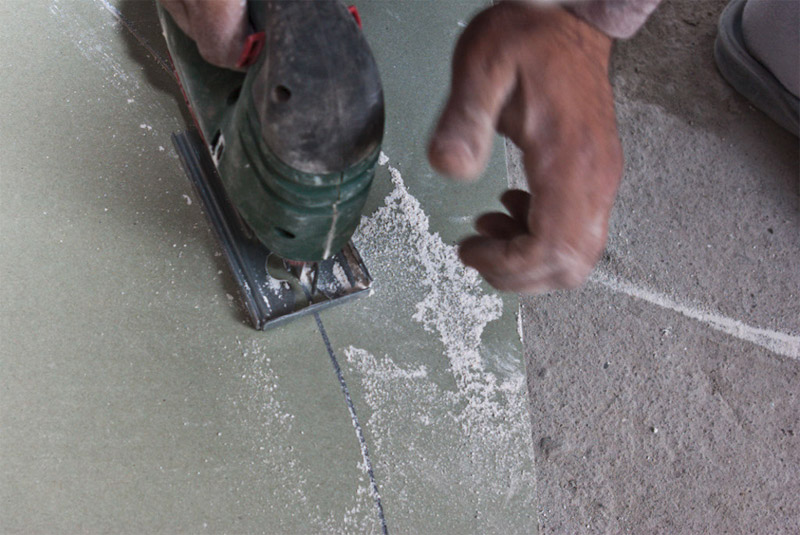 Am tăiat un arc din gips-carton