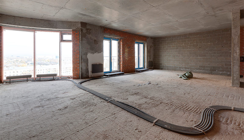 Appartamento incompiuto