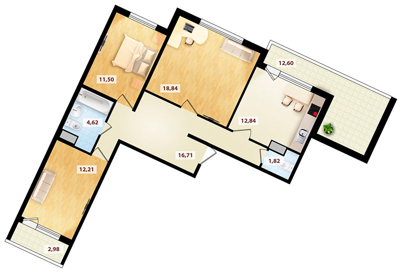 Apartment layout