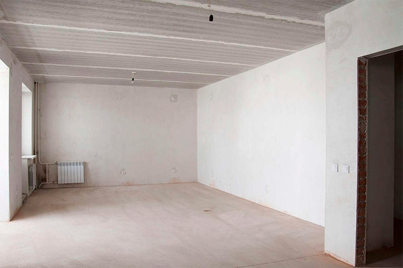 Apartments with rough finish