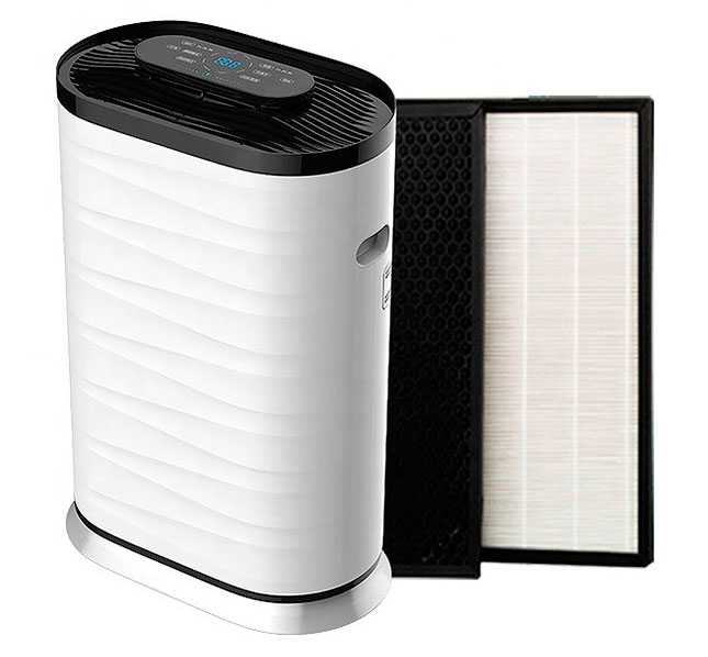 Ionizador com filtro hepa