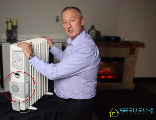 Eļļas sildītājs ar ventilatoru Eļļas sildītājs ar ventilatoru