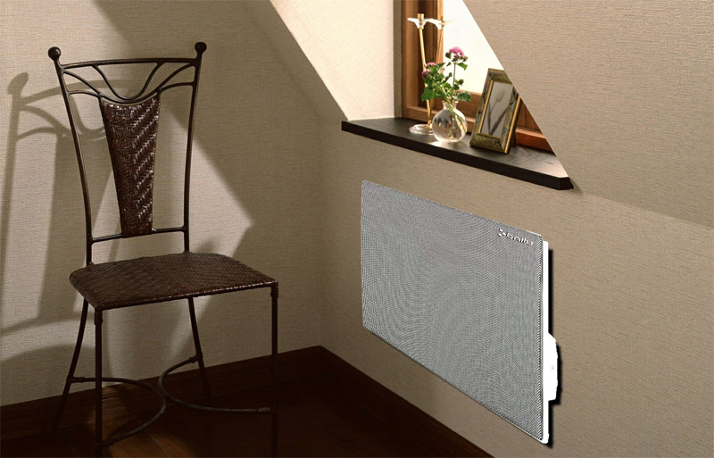 Calentadores IR montados en la pared