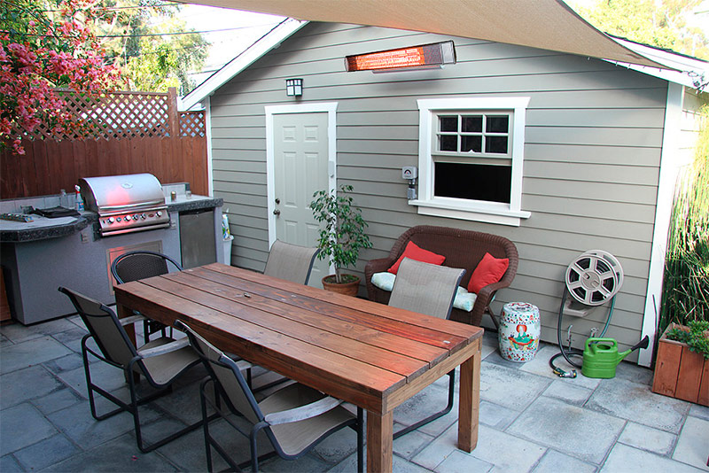 การใช้เครื่องทำความร้อน IR เพื่อให้ความร้อนภายนอก